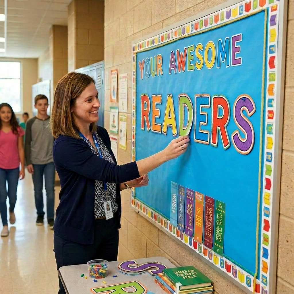 Make the students appear slightly older